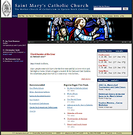 St. Mary’s home page