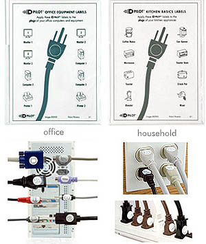 Labels for your rat's nest of cords